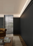 KH901 da 2 metri - Cornici velette per led a soffitto e parete, per illuminazione indiretta con le strisce led o come profilo passacavi